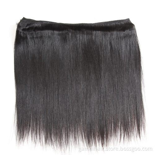 GMHAIR Top Quality Virgin Brazilian Cuticle Aligned Human Hair Bundle Extensions Double Weft Virgin Donor Hair Bulk Wholesale